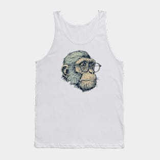 Chimpanzee Chic: The Sarcastic Saga Tank Top